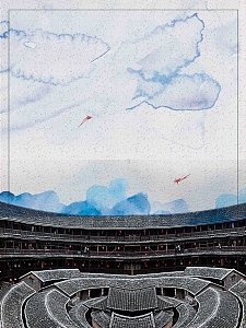 福建土楼旅游宣传