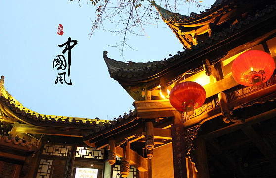 市建筑复古中国风背景素材图片-市建筑背景图片下载-觅元素