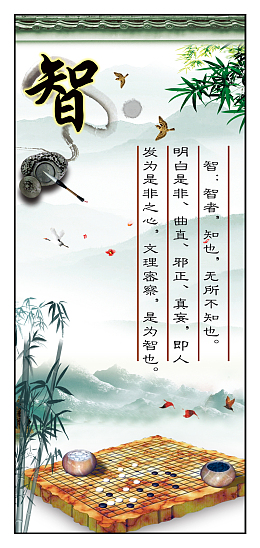 名人名言  校园文化展板 背景素材