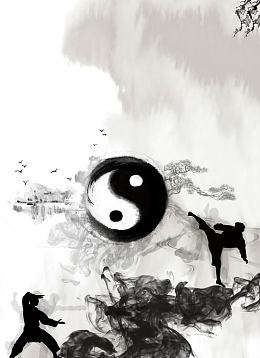 中华武术背景图片