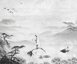 中国风水墨山水画