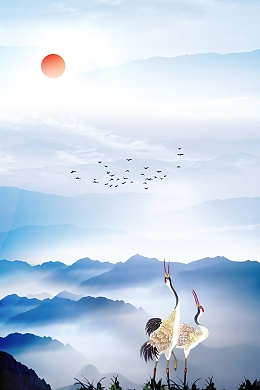 中国风水墨山水画