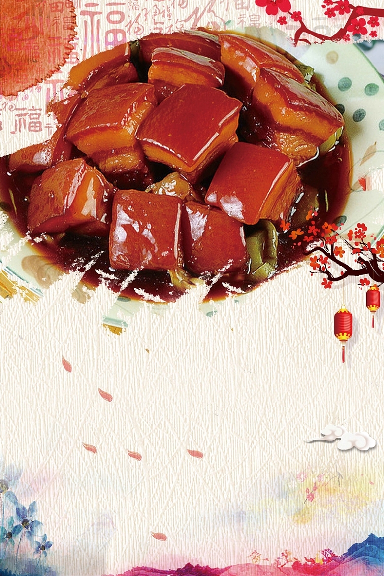 东坡肉餐饮美食宣传推广