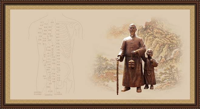 中国风中药背景素材