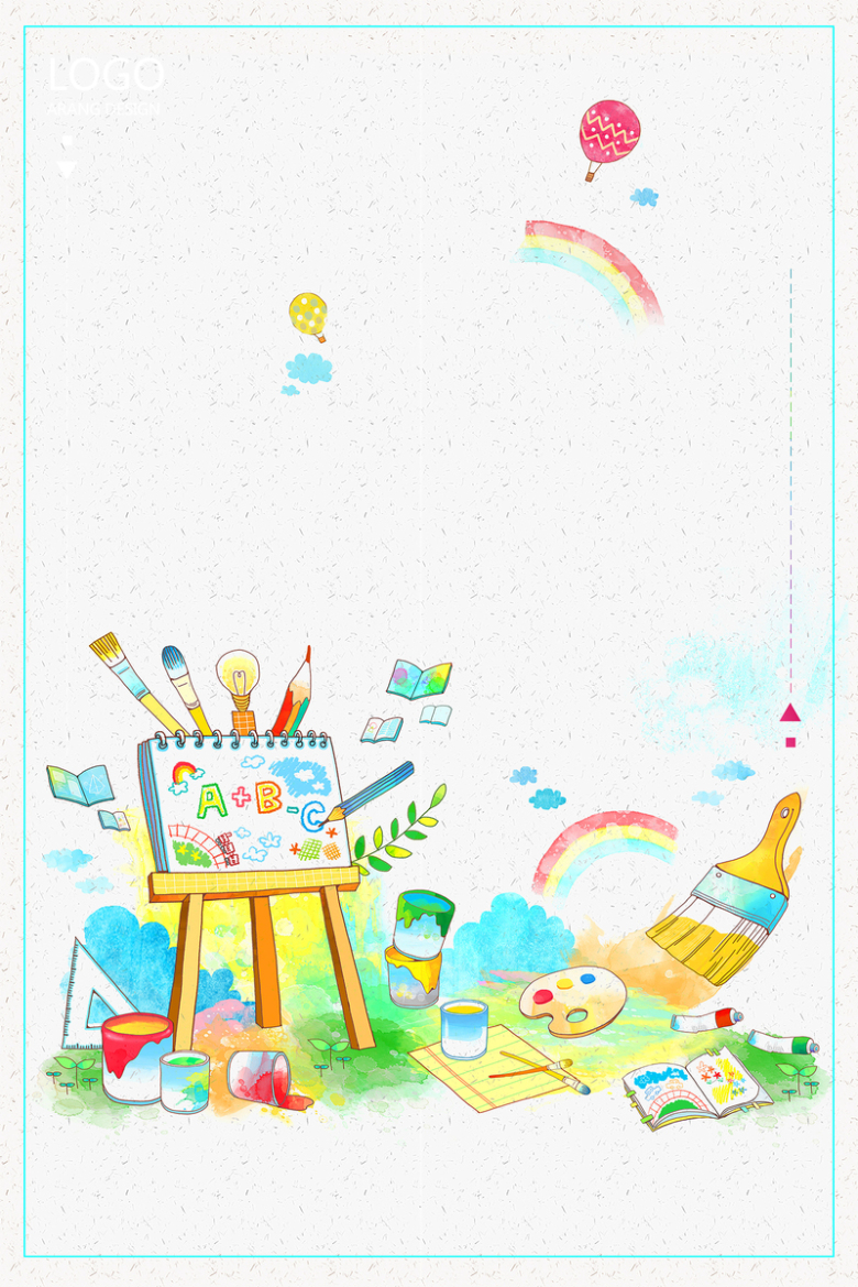 水彩手绘创意海报背景素材