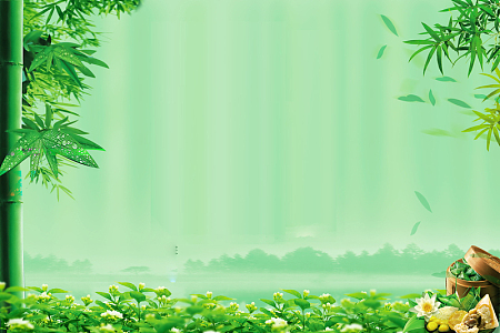 端午节绿色背景素材