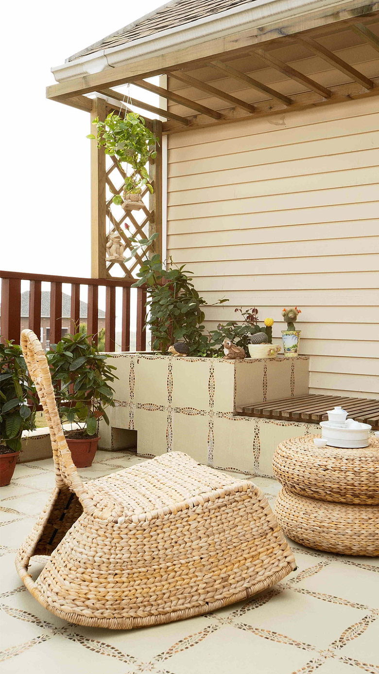 温馨楼顶阳台h5背景素材