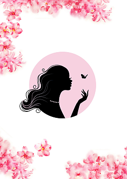 女生节妇女节海报宣传背景素材