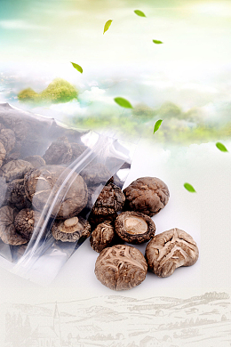 简约美味香菇促销