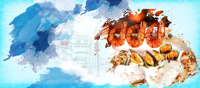 吃货美食烧烤banner