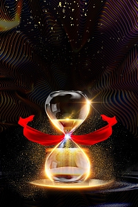 讲究效率争分夺秒背景