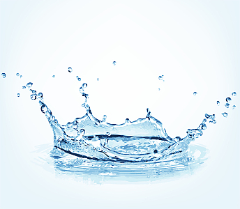 溅起的水花