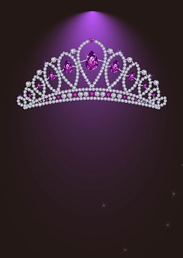 矢量奢华女神公主皇冠背景素材