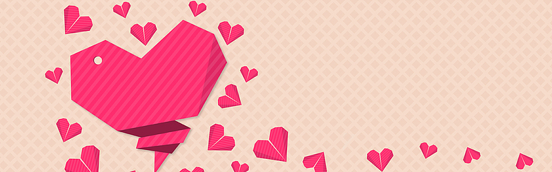 红粉新型折纸背景