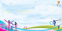 校园春季体育运动会PSD素材