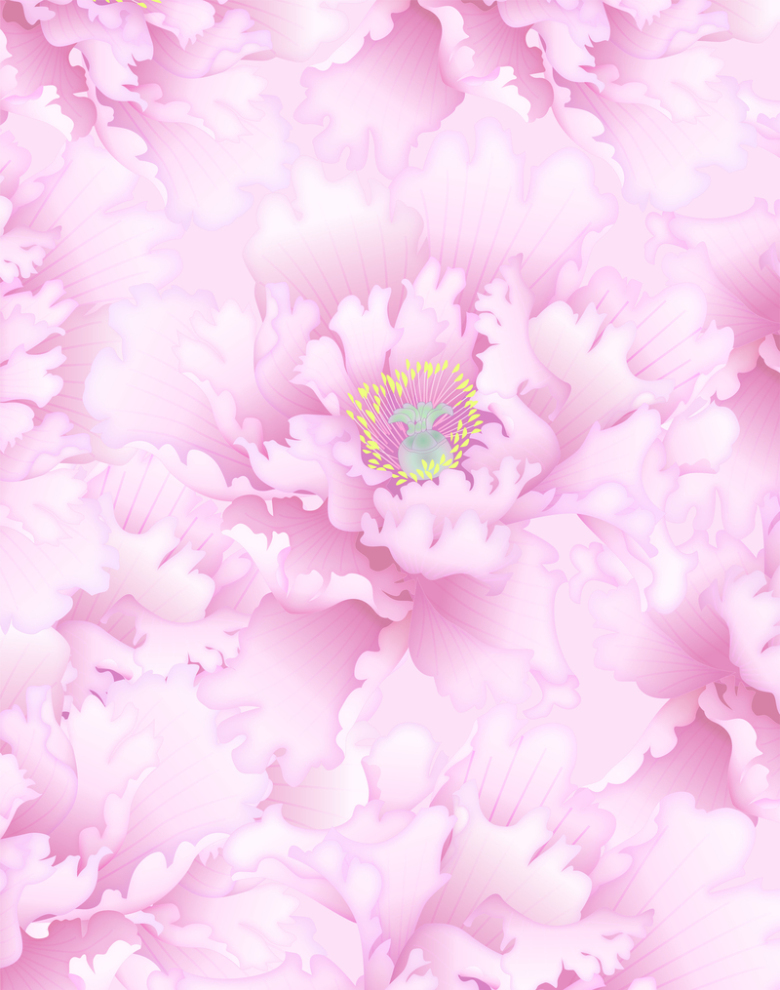 牡丹花背景海报素材