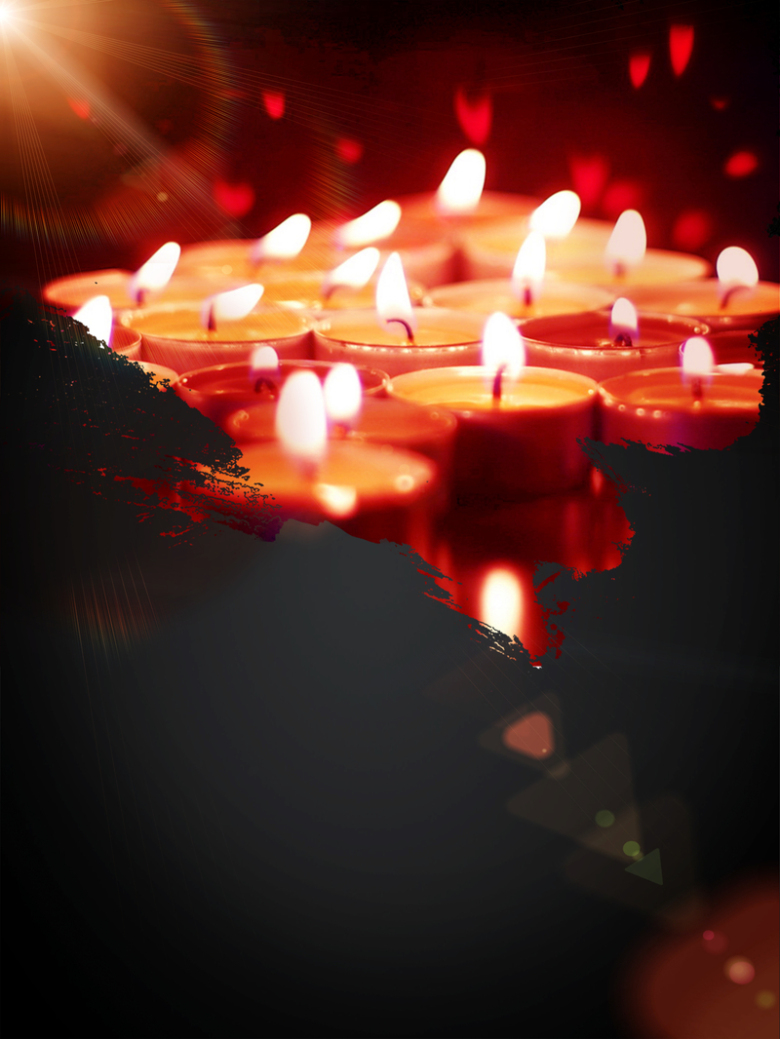 九寨沟地震祈福公益海报psd分层背景