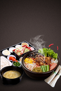 过桥米线美食节海报素材