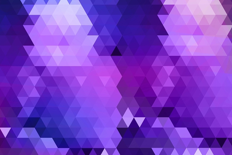 紫色三角背景矢量素材