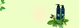 洗发露促销季简约绿色banner