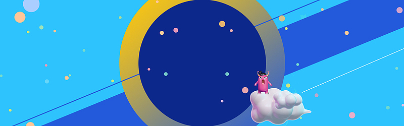 蓝色创意激情电商banner