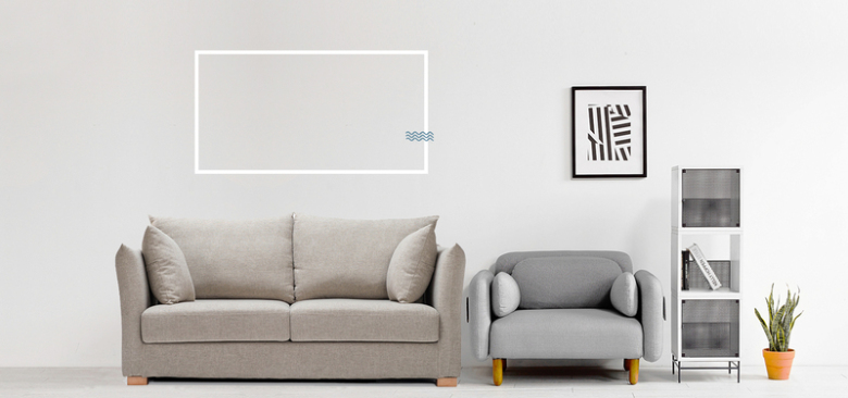 清新北欧简约风家具促销banner