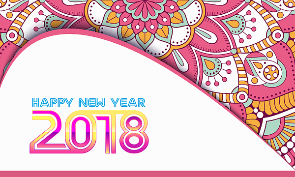 2018年狗年波西米亚风台历封面