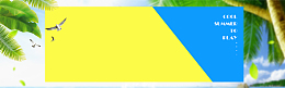 运动潮服夏季男装T恤全屏海报banner