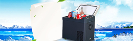 夏日冰块清爽龙虾小冰箱banner