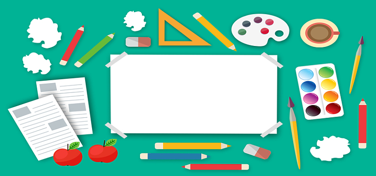 校园文化周课外活动宣传banner展板