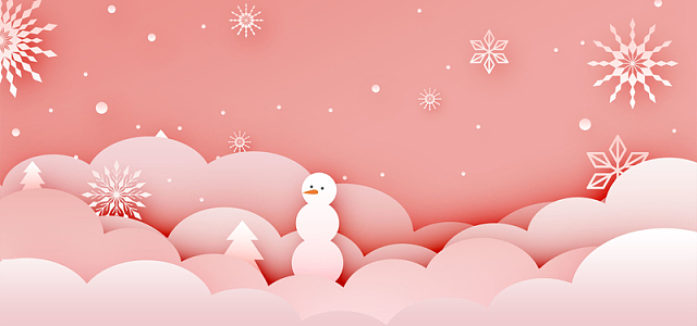 冬季剪纸贴画风格psdbanner(1920x900)psdpng花朵瑜伽h5背景(1472x