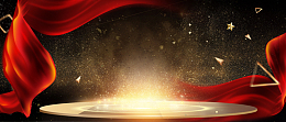 黑色背景全屏海报banner