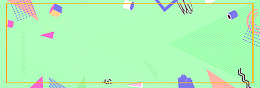 孟菲斯彩色促销折扣banner背景