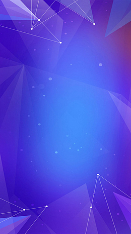 蓝色几何低多边形渐变h5背景图