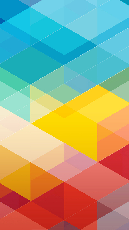 彩色几何唯美h5背景