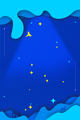 蓝色渐变创意绘画班招生背景