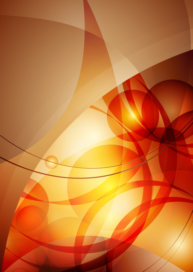 炫彩光圈光影几何圆形商务背景