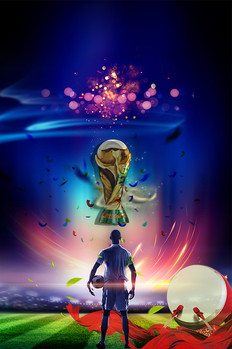 2018年世界杯运动员海报