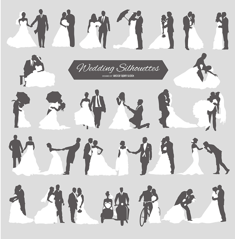 婚礼现场海报背景素材
