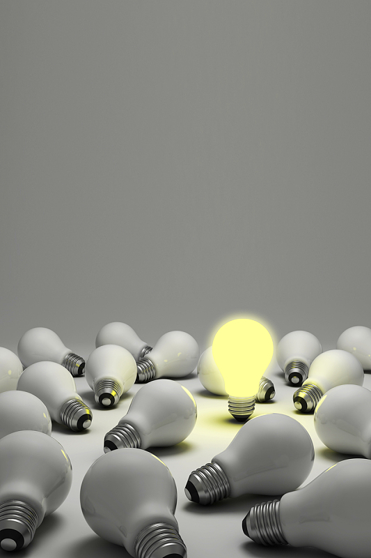 寻找发光的你创意招聘海报