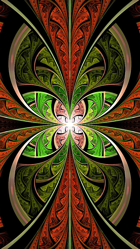 抽象艺术花纹h5背景