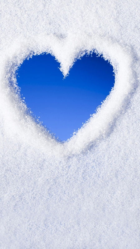 爱心雪扁平简约背景素材图片-爱心雪背景图片下载-觅元素