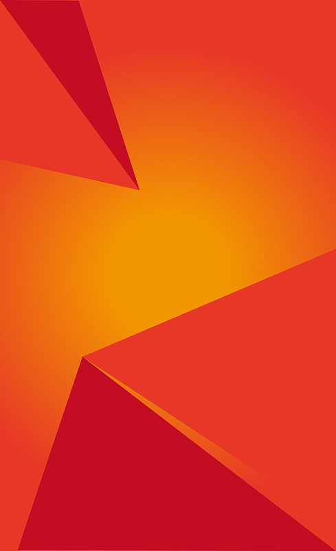 红色渐变几何背景