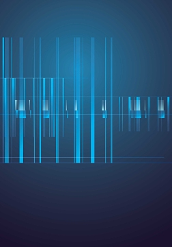 几何竖条背景装饰