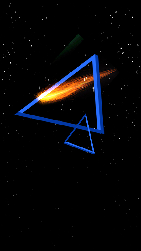 科技感立体三角形背景psd分层h5背景