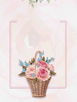 清新教师节鲜花促销宣传