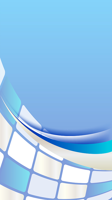 简约蓝色矩形图案h5背景素材