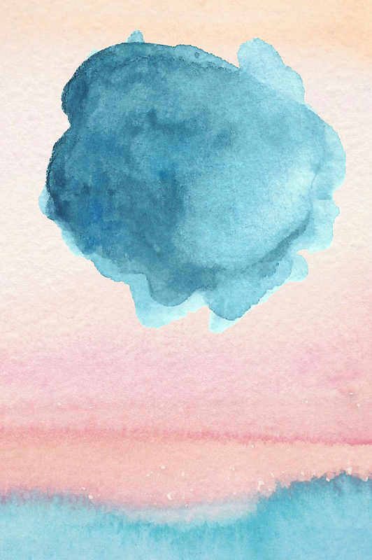 彩色水彩海报背景