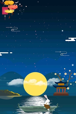 中秋中国风团圆宣传推广