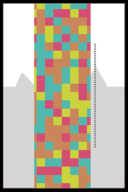 彩块商业元素无框画背景